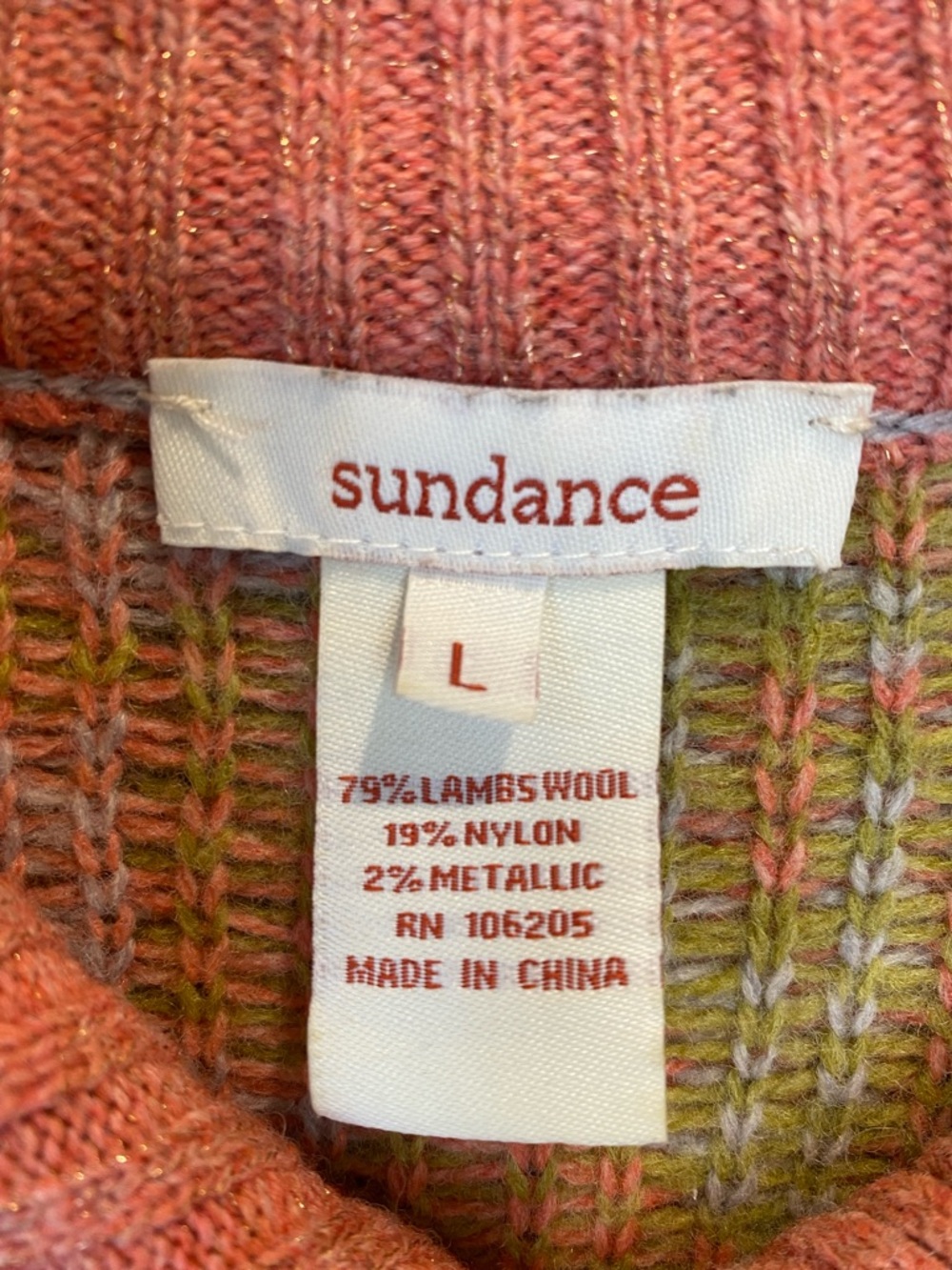 Sundance Multicolor Sweater Coat with Floral Pattern - Picture 2 of 6